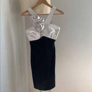 Black and white dress